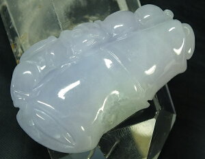 ■龍香堂■☆ミャンマーラベンダー翡翠(ひすい)天竹トップ49mm(h35)