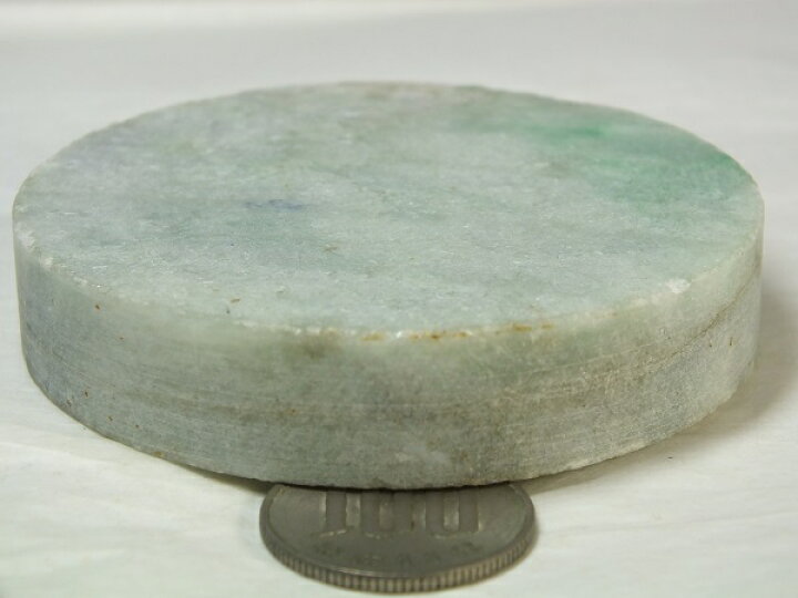 楽天市場】□龍香堂□☆A貨ミャンマー翡翠 円盤原石70mm（s16 