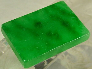 ■龍香堂■☆ミャンマー翡翠(ひすい)無彫トップ34mm(k5)