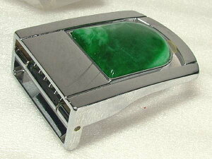 ■龍香堂■☆ミャンマー翡翠入り バックル50mm