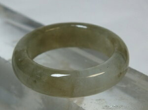 ■龍香堂■☆A貨ミャンマー翡翠(ひすい)指輪19号(f61)