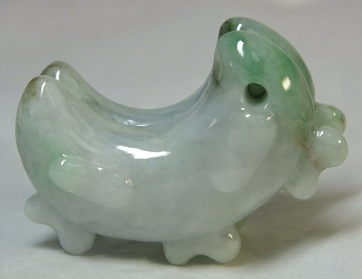 楽天市場】□龍香堂□☆「国石」糸魚川翡翠（ひすい）双体子持勾玉 