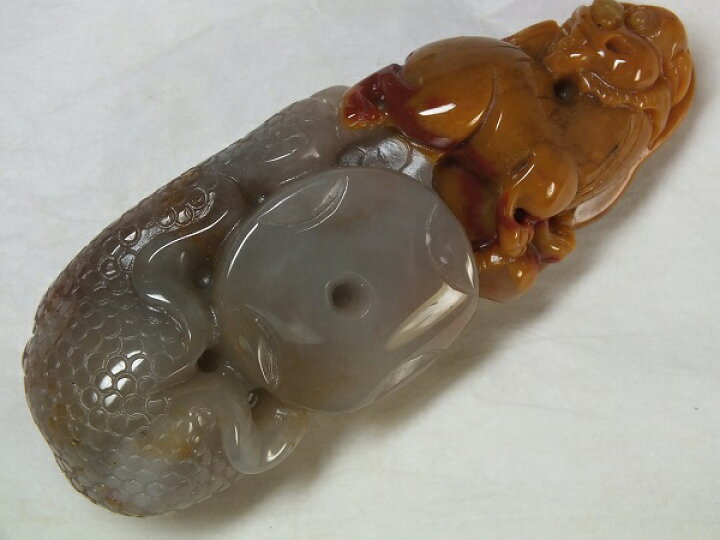 楽天市場】□龍香堂□☆和田（ホータン）黄玉「貔貅(ひきゅう 