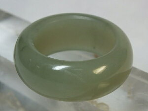 ■龍香堂■☆和田白玉(ほーたんはくぎょく)指輪21号(t4)