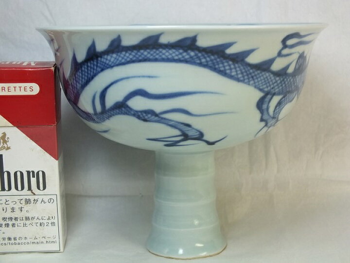 楽天市場】□龍香堂□☆【中国骨董品】青花龍紋高足鉢134mm : 龍香堂