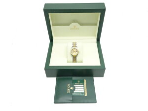 ◎ Rolex ROLEX ◎ [Hakoho Z number] Ladies watch / Datejust / 179173G / SS × YG / 10P / Computer champagne gold [RO428] [Price including tax] [Pawn shop] [Used] [Music for tomorrow]