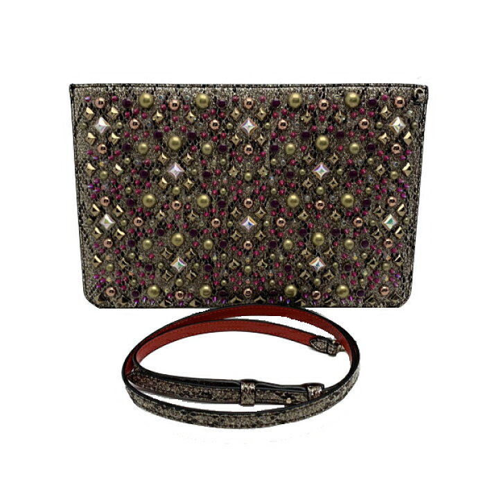 楽天市場】美品 Christian Louboutin クリスチャンルブタン LOUBIPOSH 