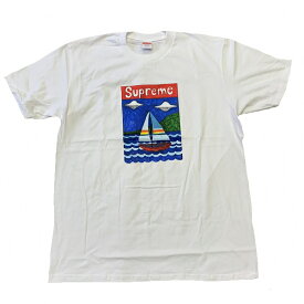 ◆シュプリーム Supreme◆ メンズ/Tシャツ/Sailboat Tee/ヨット/白/コットン100%/2020SS/#L 【SA5494】【税込価格】【質屋出店】【新品】【あす楽対応】