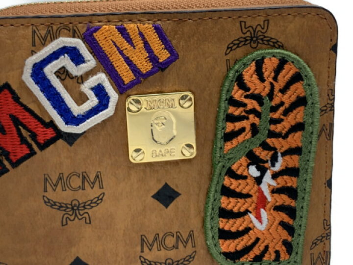 楽天市場】◇エムシーエム×ベイシングエイプ MCM×A BATHING APE◇ 財布  