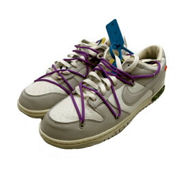 ◆ナイキ×オフホワイト NIKE×Off-White◆ 靴/スニーカー/DUNK LOW/ダンクロー/SAIL×NEWTRALGREY/28,5cm/#10,5/DM1602-125 【SA6495】【税込価格】【質屋出店】【新品】【あす楽対応】
