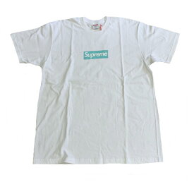 ◆シュプリーム×ティファニー Supreme×Tiffany&Co◆ メンズ/Tシャツ/BOX LOGO TEE/ボックスロゴTシャツ/コットン100%/白/2021FW/#L 【SA6805】【税込価格】【質屋出店】【新品】【あす楽対応】