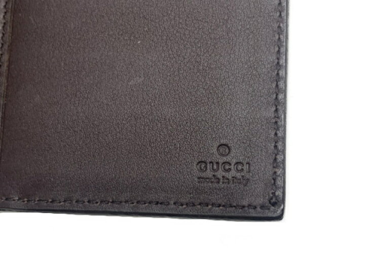 楽天市場】◇グッチ GUCCI◇ 財布/2つ折札入/GG柄/グッチシマレザー  