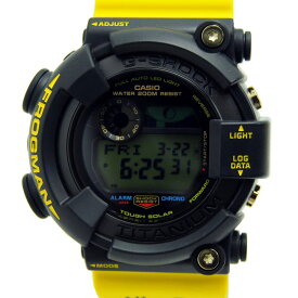 ◆カシオ CASIO◆ 【箱 保】メンズ時計/Gショック/フロッグマン/イルクジ/アイサーチジャパン/SS×樹脂/ソーラー/イエロー×黒/GW-8200K-9JR 【MW1768】【税込価格】【質屋出店】【新品】【あす楽対応】