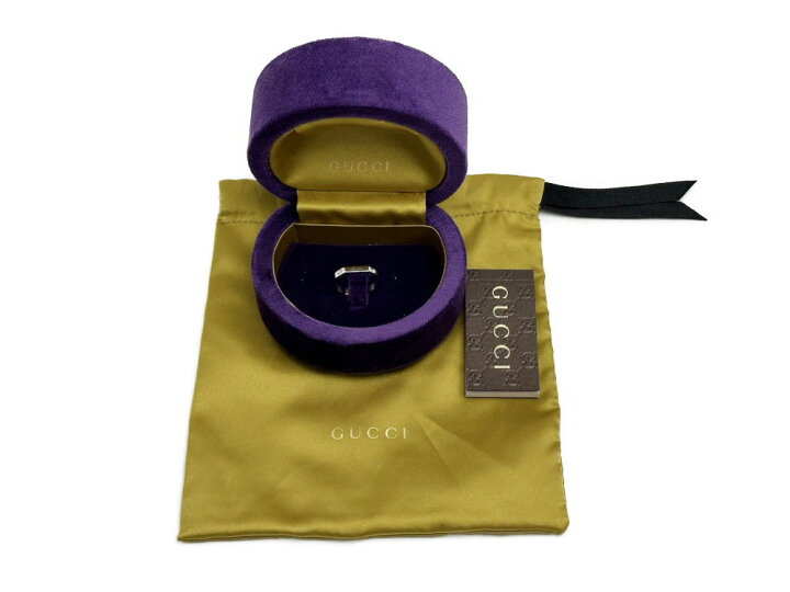楽天市場】◇グッチ GUCCI◇ 【内箱】リング/指輪/K18WG/オクタゴナル 