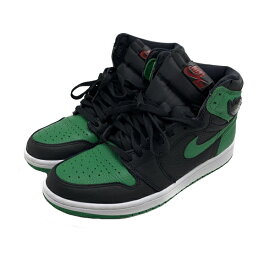 ◆ナイキ NIKE◆ 靴/スニーカー/AIR JORDAN1 RETRO HIGH OG/エアジョーダン1レトロハイOG/BLACK×PINE GREEN/26.5cm/#8.5/555088-030 【SA7249】【税込価格】【質屋出店】【中古】【あす楽対応】