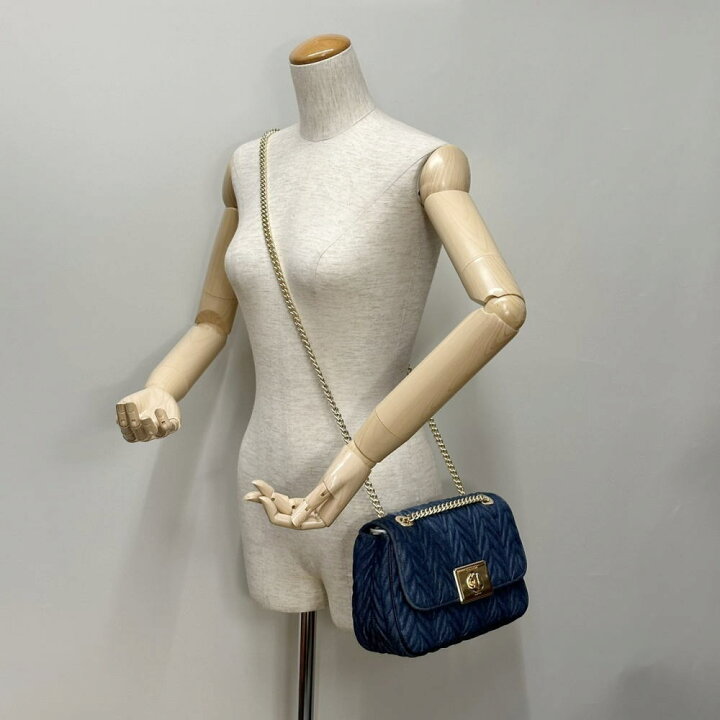 楽天市場】◇コーチ COACH◇ Wチェーンショルダーバッグ/デニム  