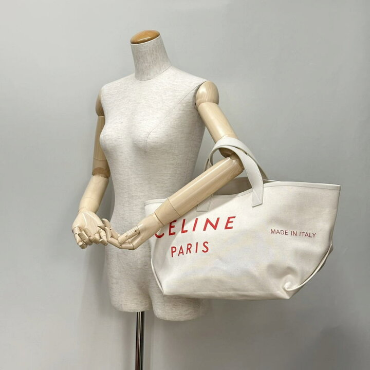 楽天市場】◇セリーヌ CELINE◇ メイドイントート/スモール/キャンバス 