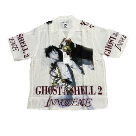 ◆ワコマリア WACKO MARIA◆ メンズ/GHOST IN THE SHELL2/INNOCENCE/ S/S HAWAIIAN SHIRT/攻殻機動隊/アロハシャツ/レーヨン/2024SS/白/#L/INNOCENEC-WM-HI01 【SA7781】【税込価格】【質屋出店】【新品】【あす楽対応】