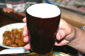 ビールが旨い木のカップ