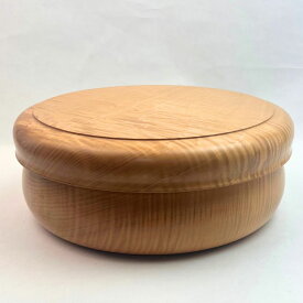【送料無料】【一品モノ 】茶櫃 栃杢 木地仕上げ 33cm【楽ギフ_包装】【楽ギフ_のし宛書】
