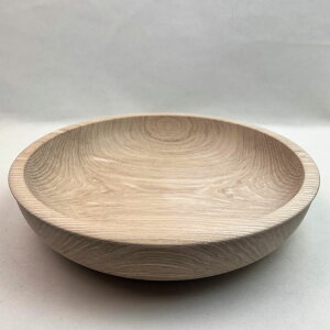 【送料無料】【わけありクリアランス無塗装】おしゃれな木のボウル 浅30cm