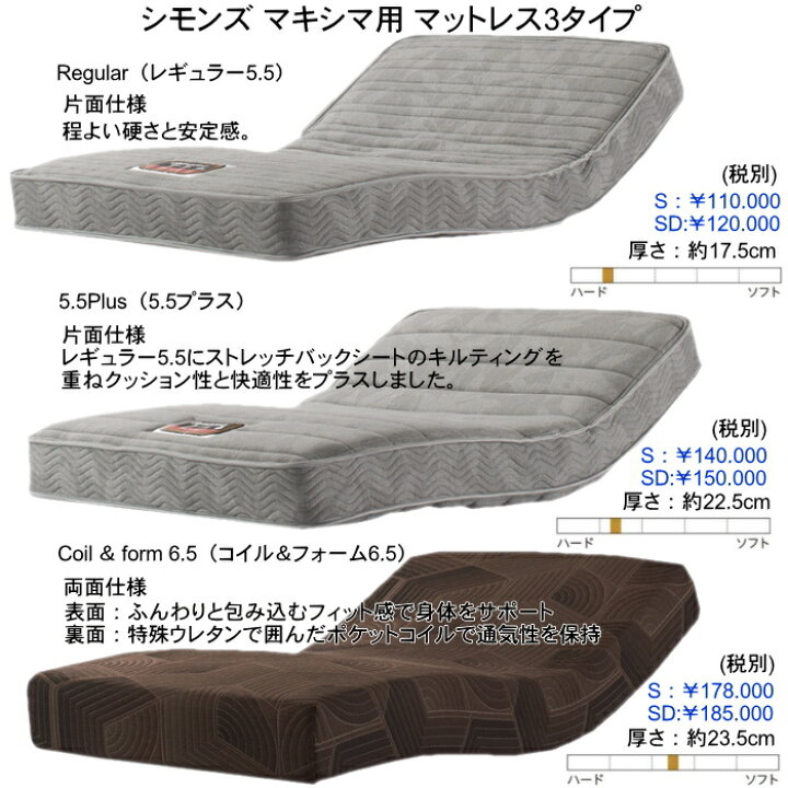 楽天市場】シモンズ ベッド 電動ベッド シングル 非課税 シモンズ 