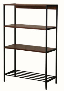 シェリフ 書棚 anthemシリーズRack4段 ANR-2397BR/ANR-2397NA(ブラウン/ナチュラル) 4段ラック W600×D275×H1000【送料無料】