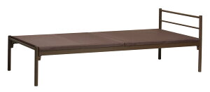 easybed�X�`�[���x�b�g�@�V���O���x�b�gEBD-02�iBR�j�u���E���@W965×L2085×H670�i����H400/����310mm�j�r�t���[��:38.1���p�C�v�i���̓h���u���E���j�j�i�}�b�g��W950XL2000mm�j�y���������z�ysmtb-TK�z