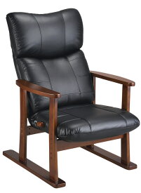 スーパーソフトレザー高座椅子YS-D1800HR　ブラック/ワインレッド/ブラウン　幅67×奥行76〜125×高さ95〜107/座高33・36・39・42・45cm　張地：スーパーソフトレゼー（表地:PU、裏地:PVC）、 ポリエステル、スチール、ウレタン 天然木（ラッカー塗装）日本製/組立/送料無料