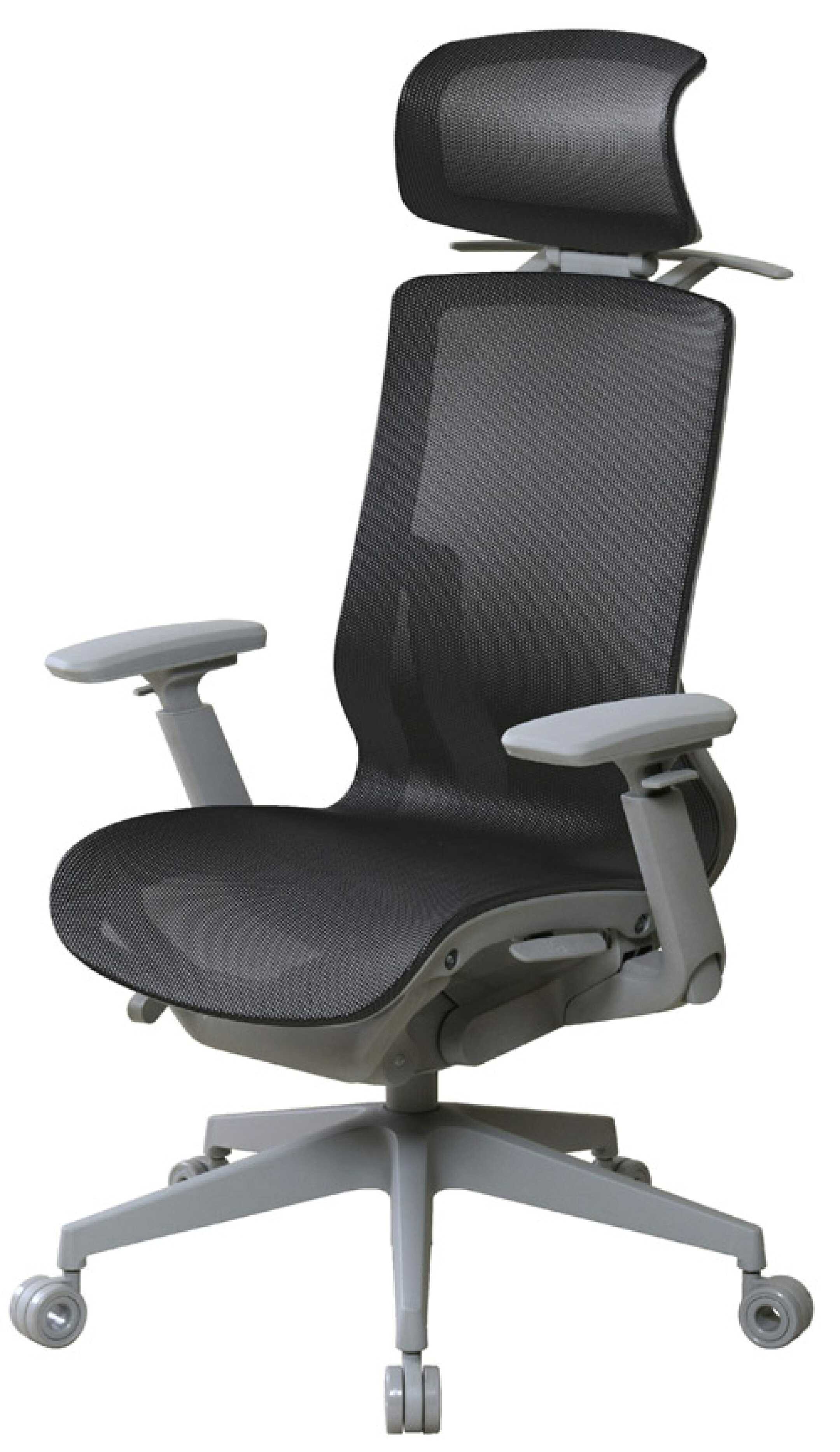 オフィスチェア　CKS1オフィスチェアメッシュ張り（ブラック、グレー）