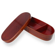【楽天スーパーSALE 最大50%OFF】純国産 木曽桧 曲げわっぱ 長小判 春慶内朱木製漆塗り 弁当箱 小判弁当…