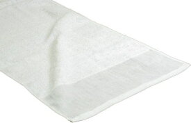個別包装 綿フェイスタオル 薄手 ホワイト 綿タオル 100匁 34cm×76cm cotton 100% コットン 業務用 フェイス タオル