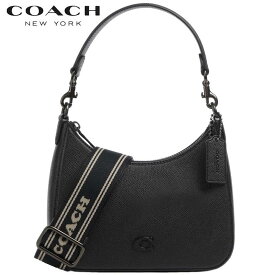 コーチショルダーバッグ レディース 斜めがけ コーチ バック coach 新作 コーチ ブティックライン COACH 2way バック ホーボー クロスボディ シグネチャー キャンバス インテリア ブラック