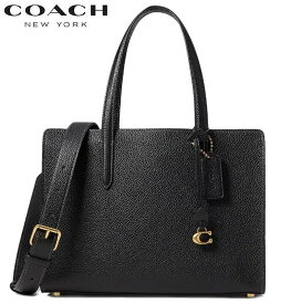 コーチ バック COACH CJ806 新作 コーチショルダーバッグ レディース 斜めがけ ショルダーバッグ スマホショルダー トートバッグ 2way COACH カーター キャリーオール 28 ブラック