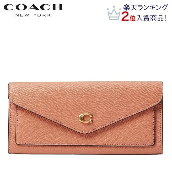 楽天市場】【SALE 新作 COACH】即発送可能 コーチ 財布 二つ折り 長 