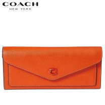 楽天市場】コーチ 長財布 オレンジ ラウンドファスナー レザー coachの通販