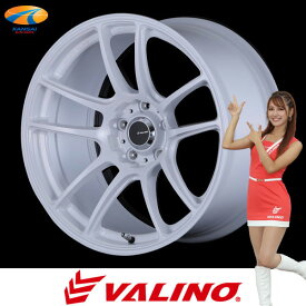 VALINO ヴァリノBushou 武将 ×Advanti RACINGN820S 車検対応 ホイール18インチx8.5J 5H 100 56.1φ +38ホワイト 4本 86 BRZ代引不可