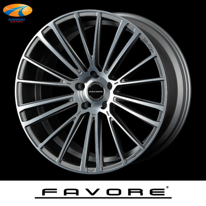 楽天市場】FAVORE ファヴォーレアルミホイール 1本20inch/9.5J +33 120 