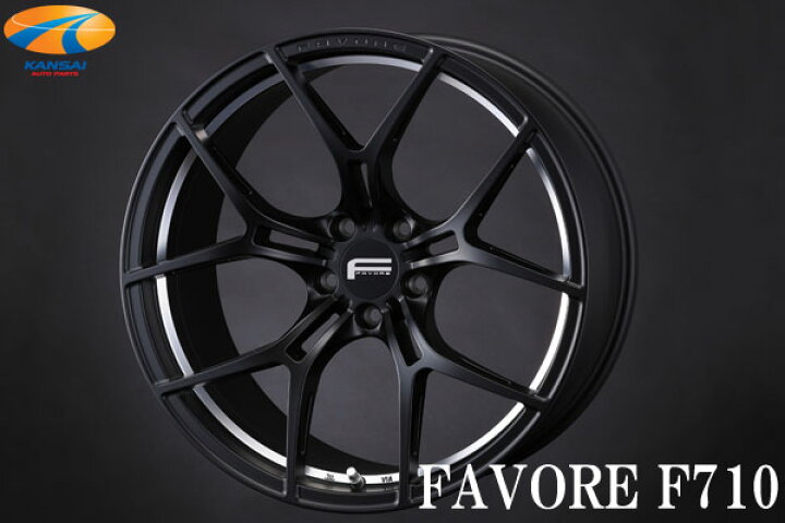 楽天市場】FAVORE ファボーレ F710 鍛造アルミホイール 1本19インチ 