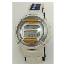 【中古】本物綺麗CASIOカシオのBaby-G　BG-097の白い時計　1か月保証付き　〇A19-47-4　X-61