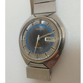 【中古】本物可SEIKOセイコーの紳士用アンティークな自動巻きの時計ADVANアドバン　時間は正確ですがカレンダー不調　〇A19-47-6　X-61