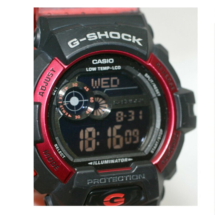 楽天市場】【中古】本物完動美品カシオ紳士用Gショック時計GLS-8900CM 