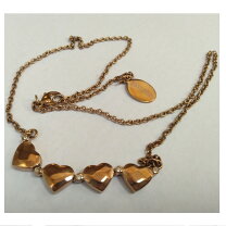 美品 デパート 正規品 フォリフォリ ネックレス ハート クロス 楽天 