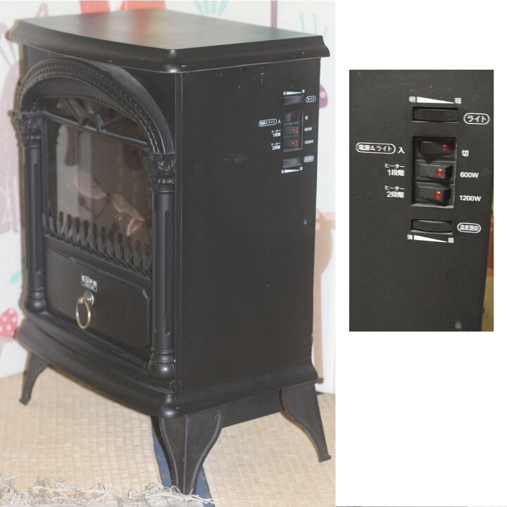 楽天市場】【中古】本物完動品EUPAユーパの電気式暖炉TK-BLT1200 重さ 