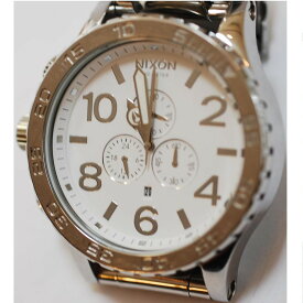 【中古】本物完動品ニクソンのクロノの大きい時計THE　51-30　1ヶ月保障付　○A15-53