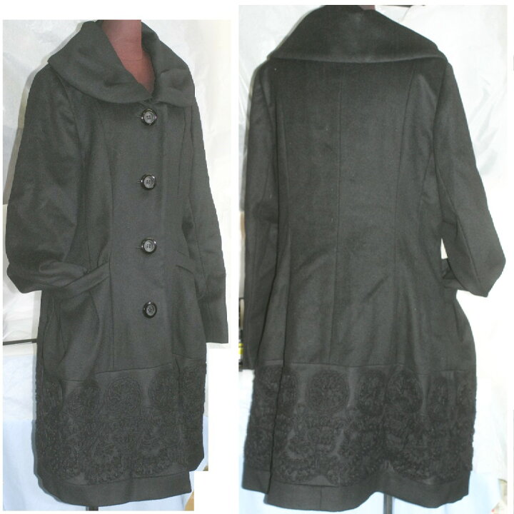 楽天市場】【中古】本物美品MOMGREモングレの女性用のウールコート 