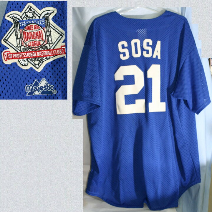 楽天市場】【中古】本物新品MLB元シカゴカブス サミーソーサ試合前着用 