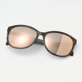 【中古】本物新品同様マークbyマークジェイコブス女性用ブラウン色鏡面仕上げサングラス　○D12-116
