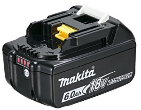 Makita マキタ 18V 6.0Ah リチウムイオンバッテリー BL1860B A-60464 残量表示付 純正品のサムネイル