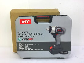 ●未使用品 KTC 京都機械工具 JTAE473A 12.7sq.ホイールナット専用コードレストルクリミットインパクトレンチセット